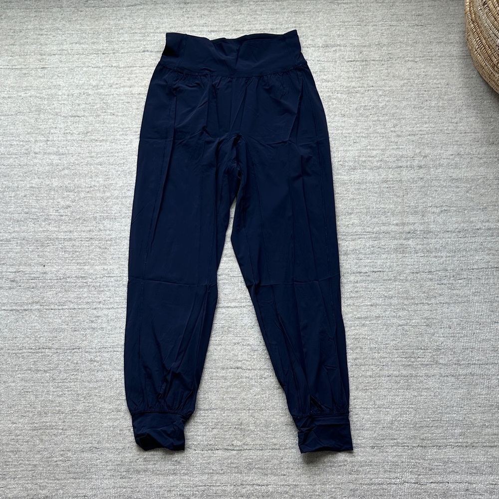 Navy Blue High-Waisted lululemon Joggers